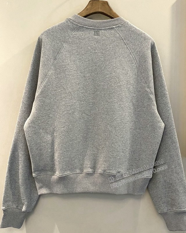 Ami專櫃2023FW新款插肩logo發泡印花純棉衛衣 男女同款 tzy3034